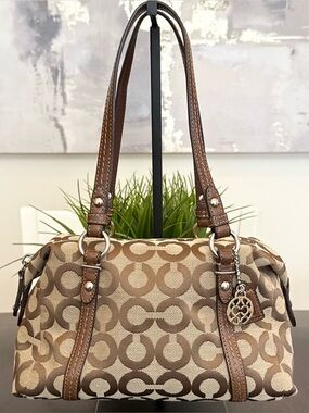 Coach Julia Op Art Small Satchel